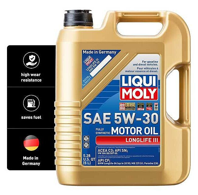 Ulei motor Longlife III 5W-30, sintetic premium, benzină & diesel, compatibil DPF - 5L
