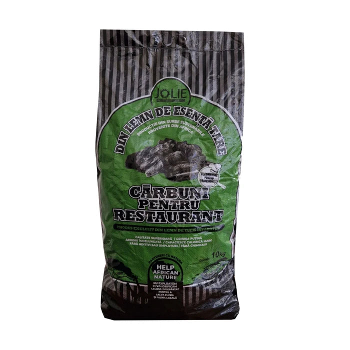 Cărbuni pentru grătar JOLIE 10 kg – Cărbune BBQ Profesional pentru HORECA, Ardere Îndelungată
